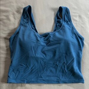 HALARA Women's Blue Criss-Cross Top